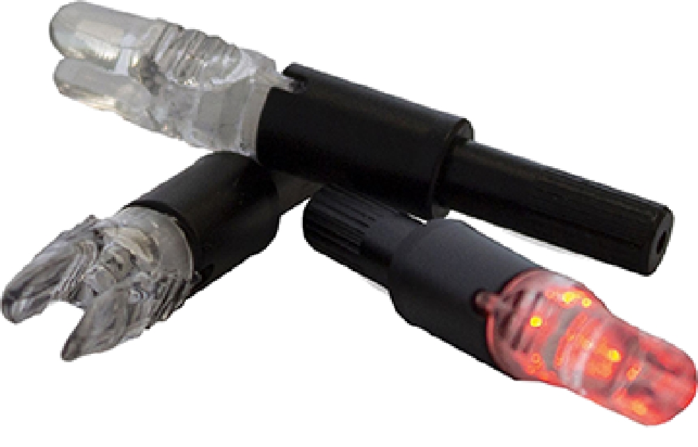Nap Thunderglo Lighted Crossbow Nocks Red Universal Fit 3 Pack